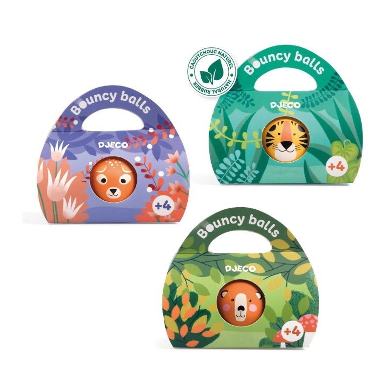 Djeco Flummi Gumpiball Wildtier