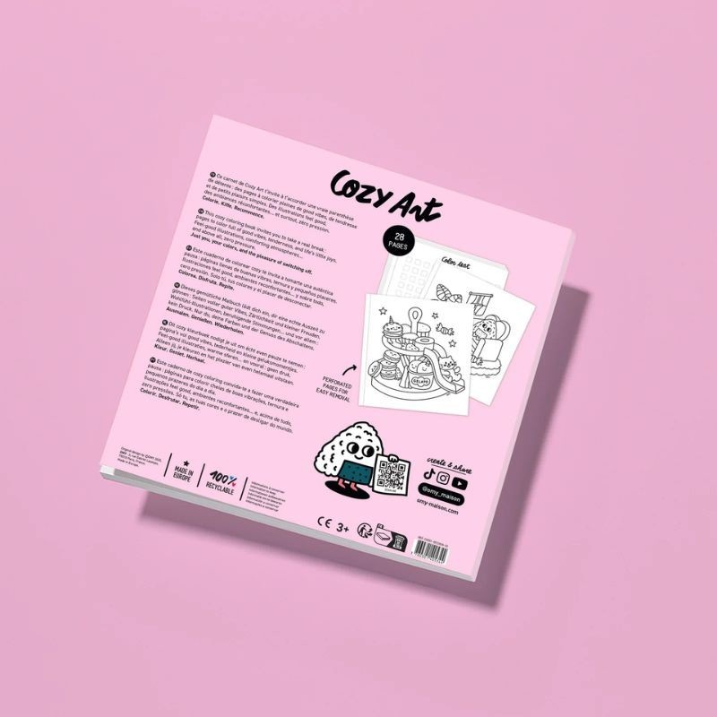 Malbuch Omy Cozy Art Kawaii