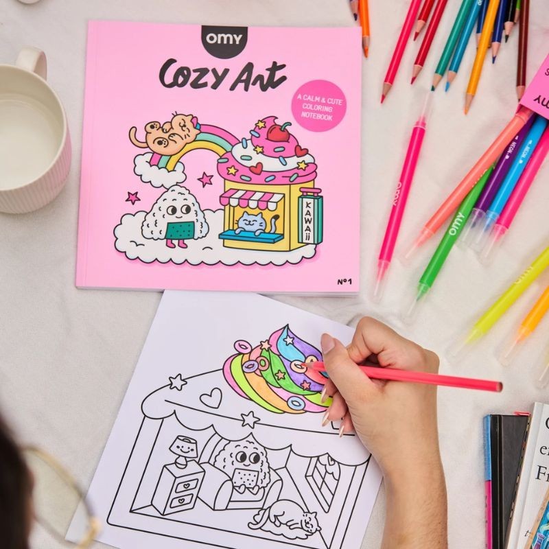 Malbuch Omy Cozy Art Kawaii