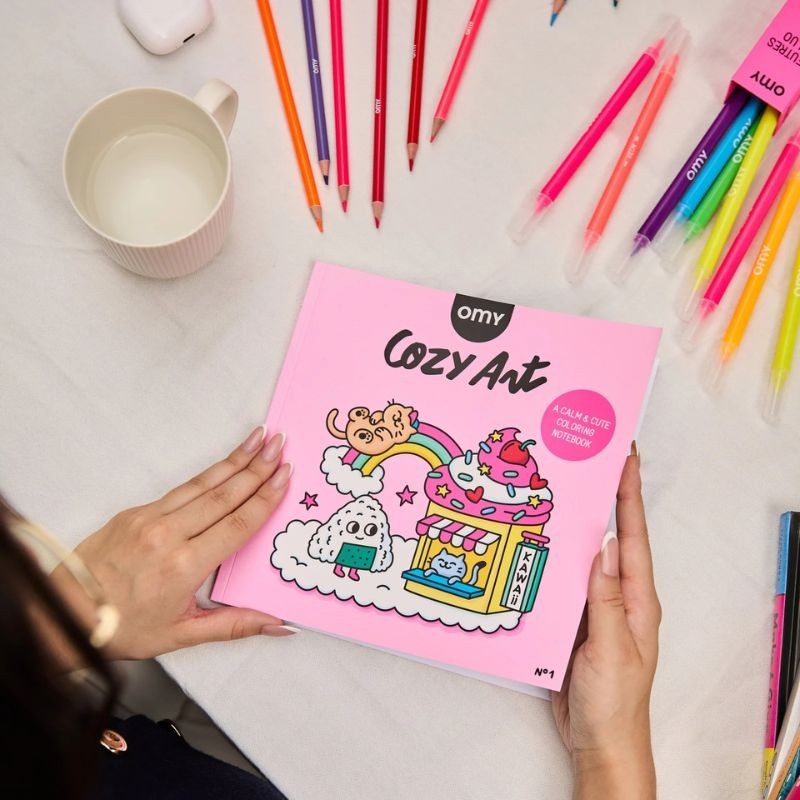 Malbuch Omy Cozy Art Kawaii