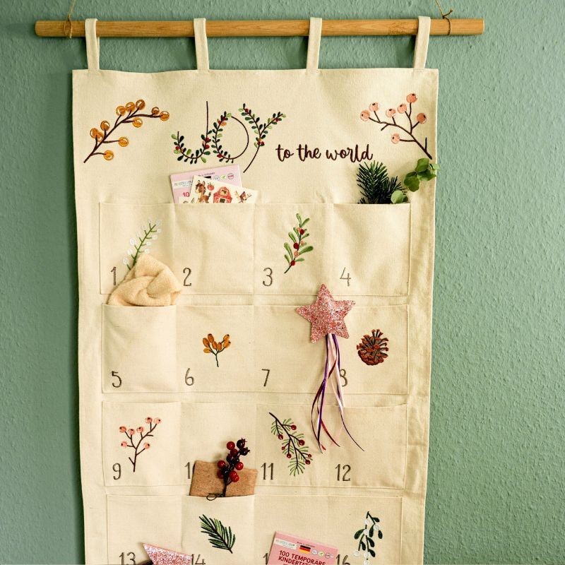 Adventskalender Wandteppich Joy