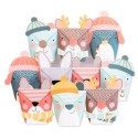 Adventskalender basteln Wintertiere