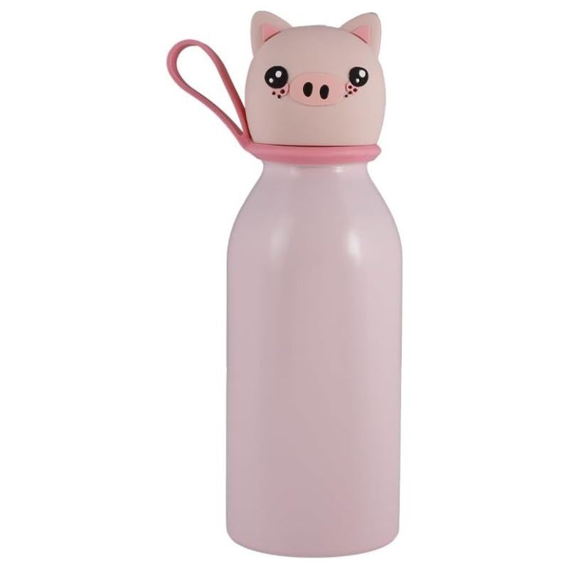 Thermosflasche Schwein rosa