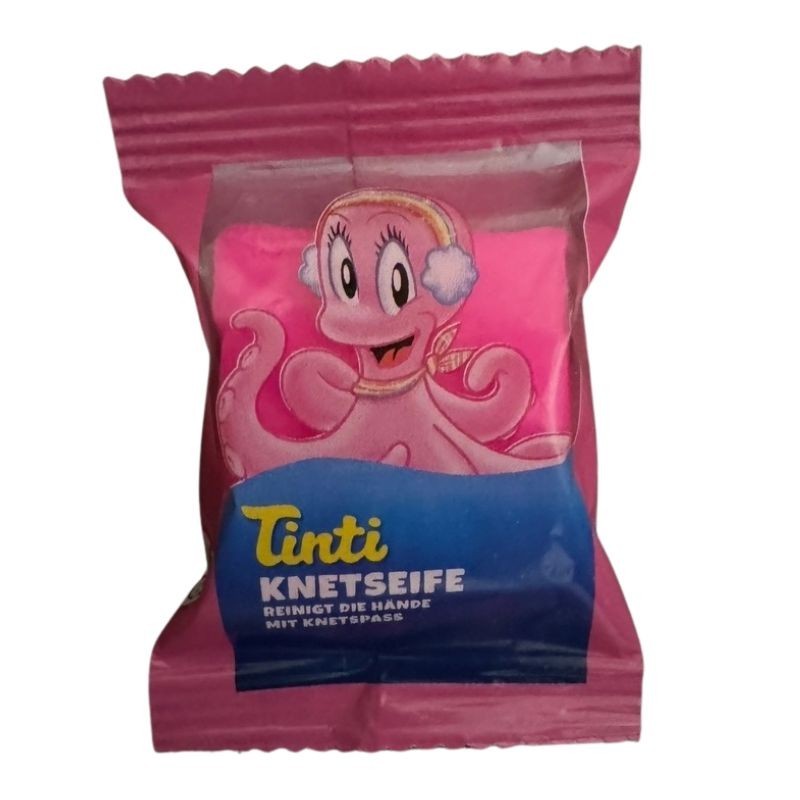Tinti Knetseife in gelb, grün oder lila