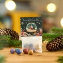 Blumenmurmeln Schneekugel Weihnachten