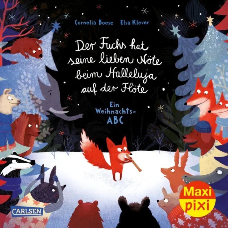 Der Fuchs hat seine lieben Nöte beim Halleluja auf der Flöte Maxi Pixi