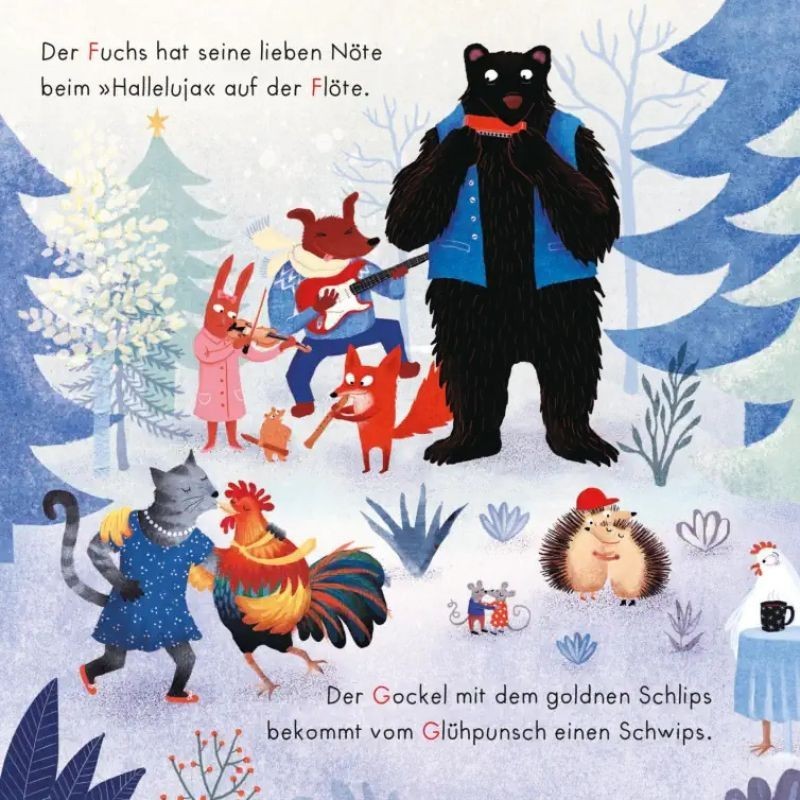 Der Fuchs hat seine lieben Nöte beim Halleluja auf der Flöte Maxi Pixi
