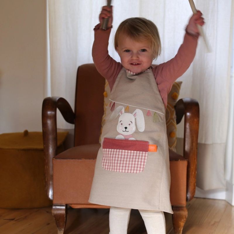 Kinderschürze Hase L'Oiseau Bateau