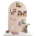 Magnettafel Bogen Leopard rosa