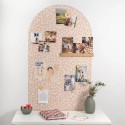 Magnettafel Bogen Leopard rosa