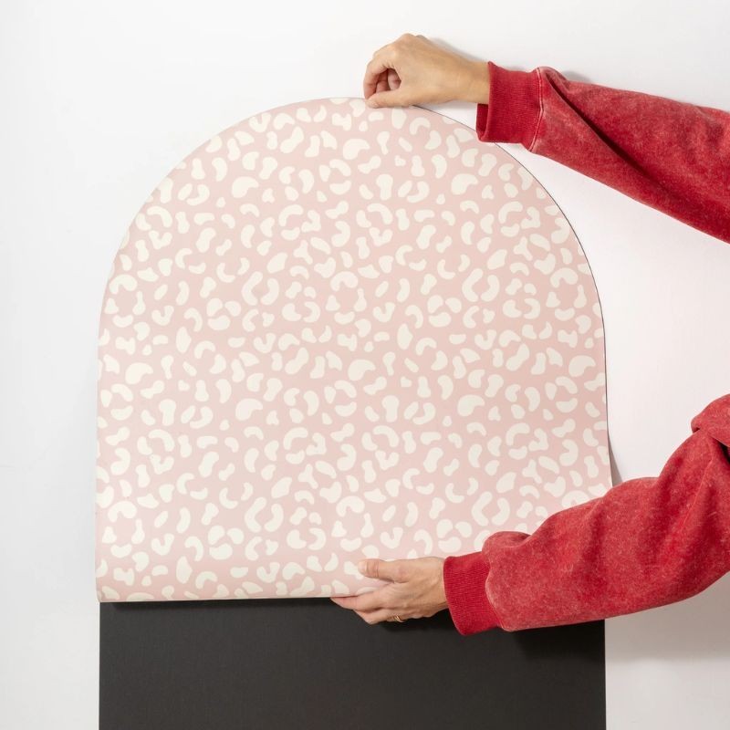 Magnettafel Bogen Leopard rosa