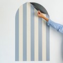 Magnettafel Bogen gestreift blau
