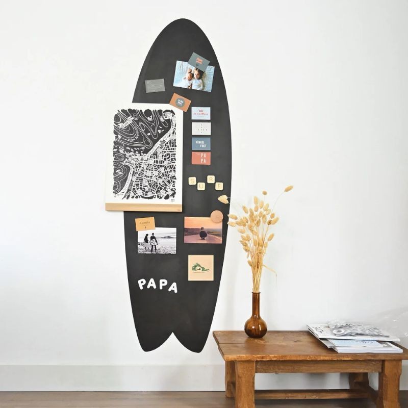 Magnettafel Surfbrett