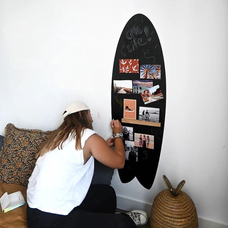 Magnettafel Surfbrett