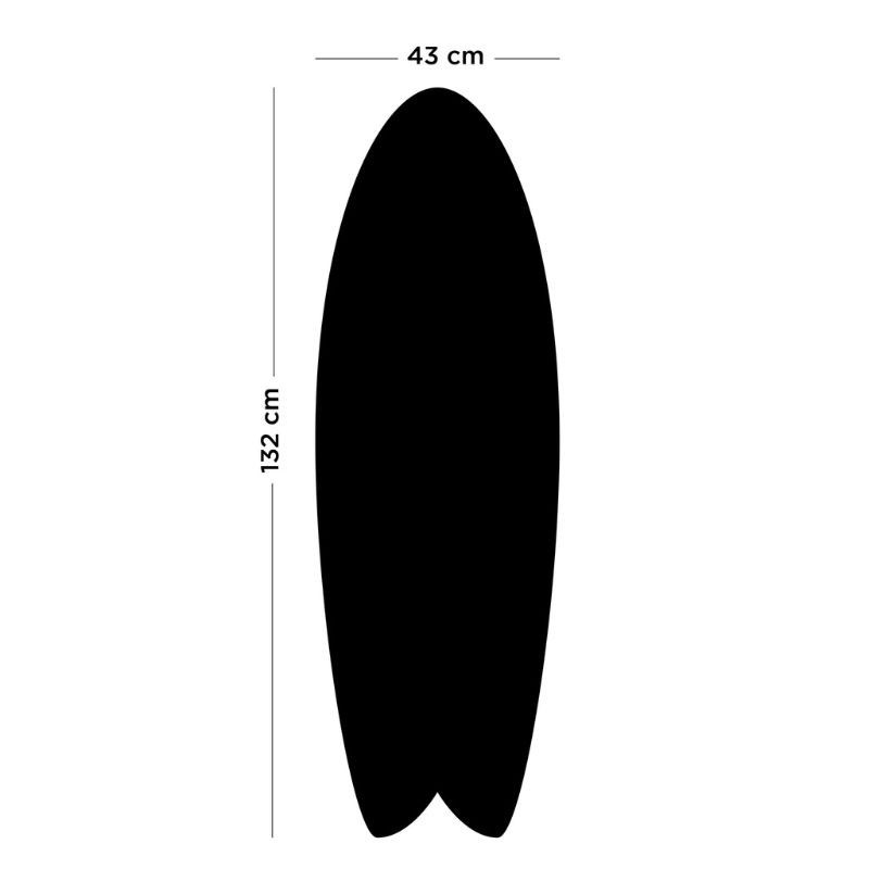 Magnettafel Surfbrett
