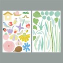 Magnete Garten bunt