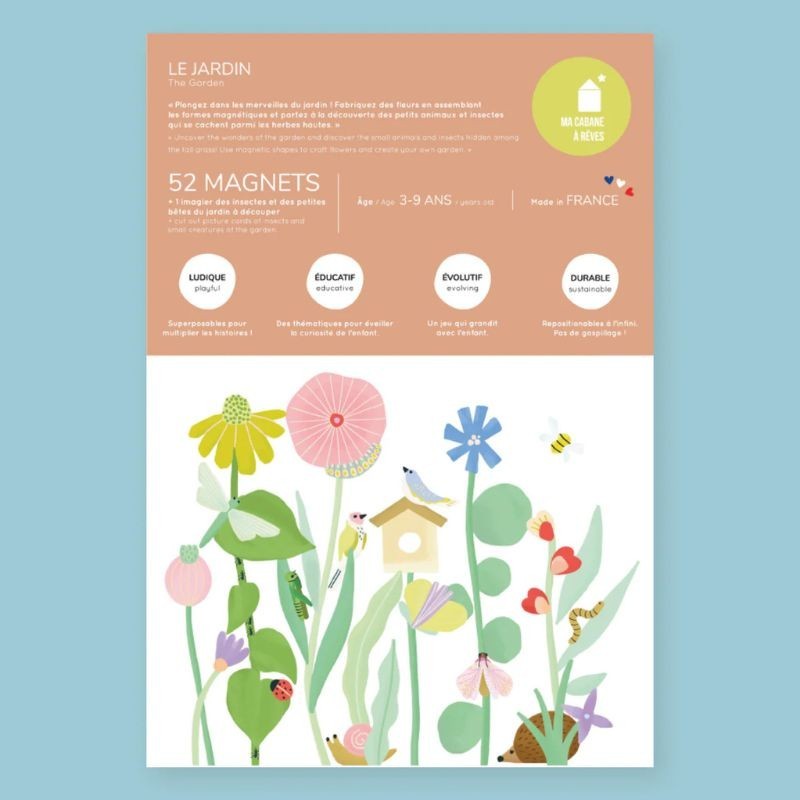 Magnete Garten bunt