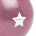 Ball Schaf Glitzer rosa 10 cm