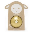 Ball Schaf Glitzer gold 10 cm