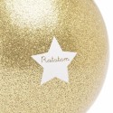 Ball Schaf Glitzer gold 10 cm