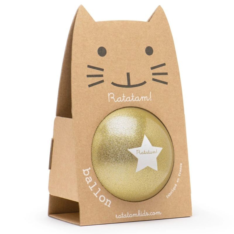 Ball Glitzer Gold 15 cm