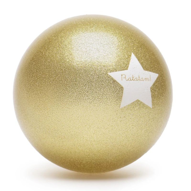 Ball Glitzer Gold 22 cm