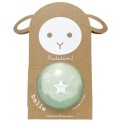 Ball Schaf Glitzer blau 10 cm