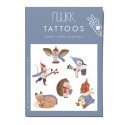 Kindertattoo Set Waldtiere im Winter