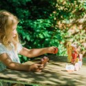 Balancier und Stapelspiel Frühlingsgarten