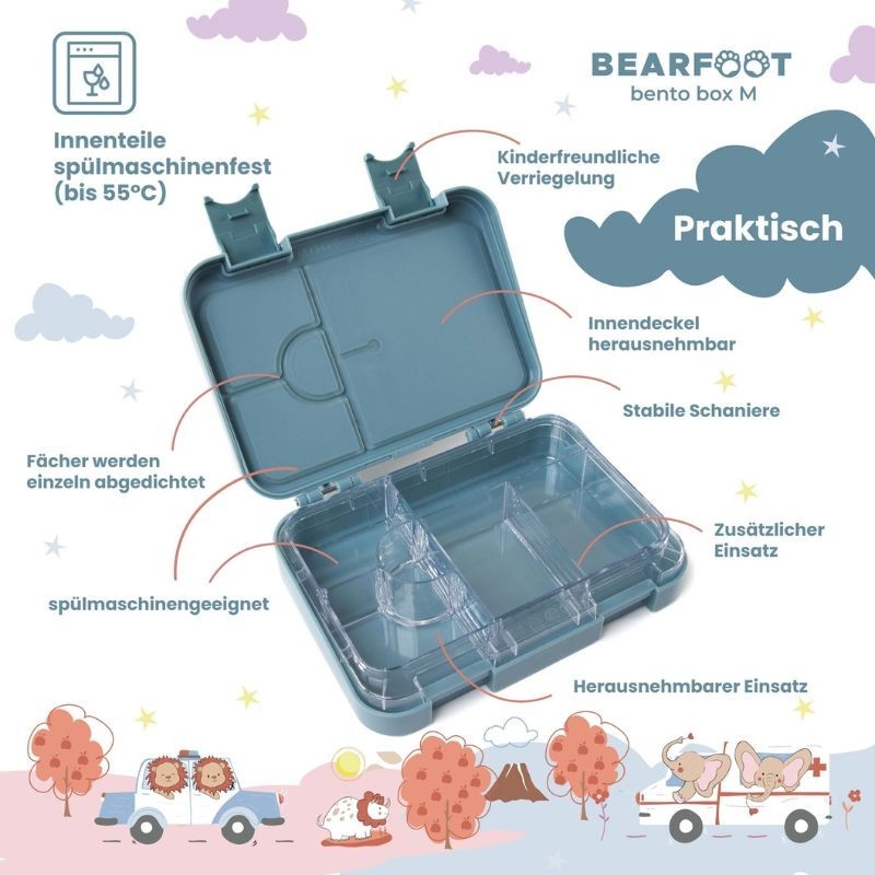 Znünibox Bearfoot Bento M Hund & Katze