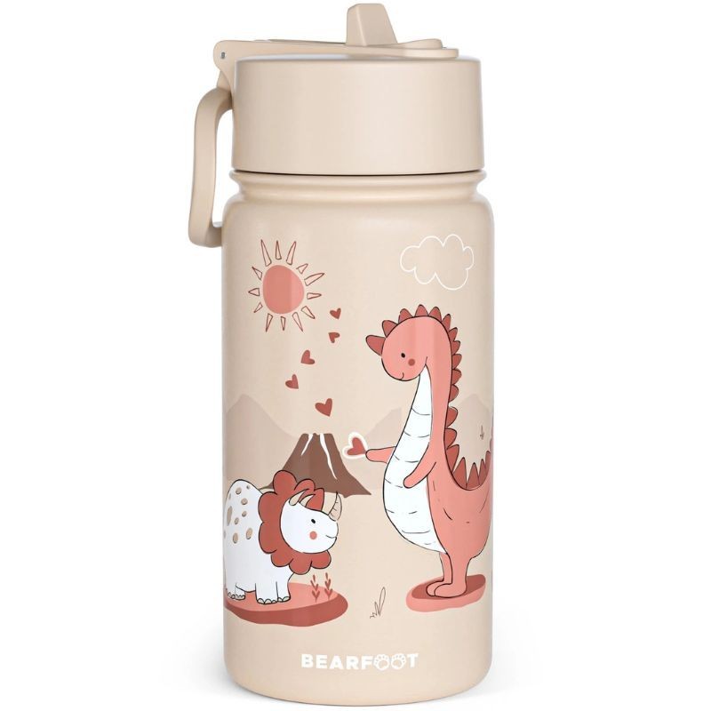 Thermosflasche Dinosaurier braun
