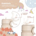 Thermosflasche Dinosaurier braun