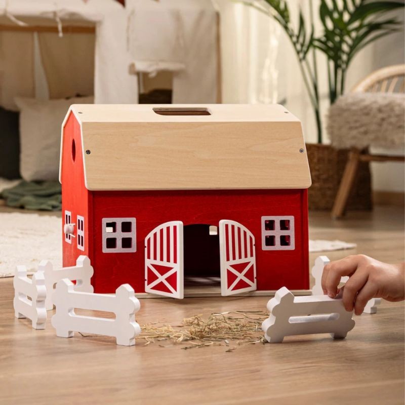 Schleich Bauernhof aus Holz