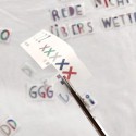 Bügelbilder Buchstaben randlos