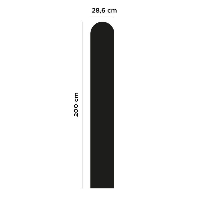 Magnettafel Bogen schmal
