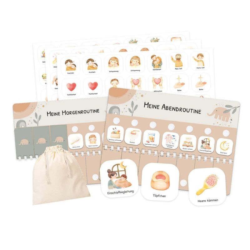 Routineplaner Set Little Elephant