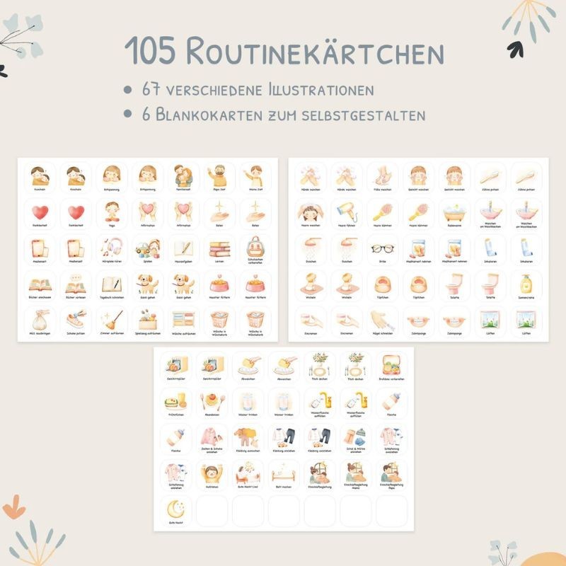 Routineplaner Set Meerjungfrau