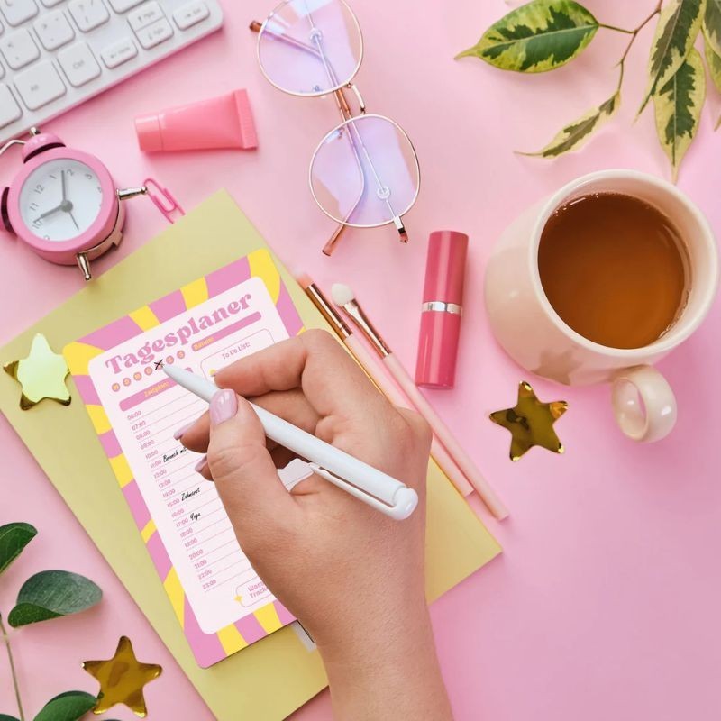 Tagesplaner & To-Do-List Notizblock Set