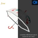Regenschirm Flamingo reflektierend