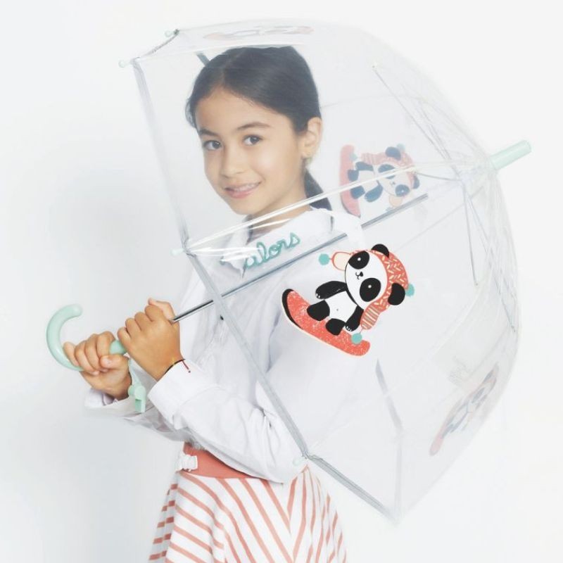 Regenschirm Panda reflektierend