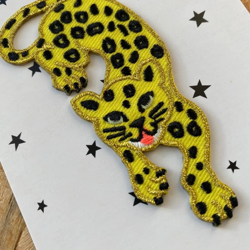 Bügelbild Aufnäher Patch Leopard