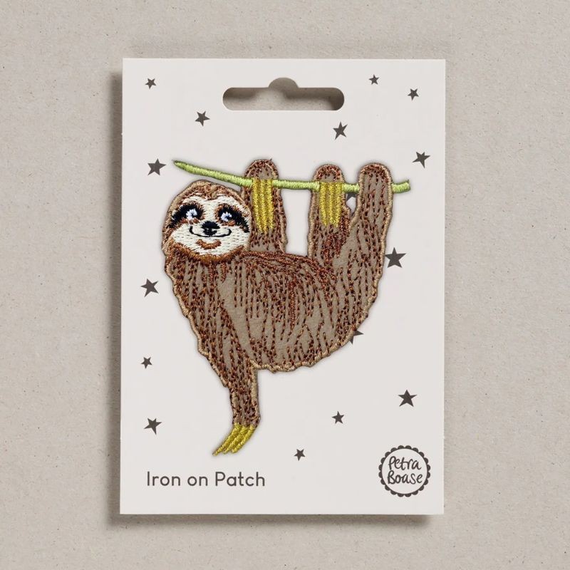 Bügelbild Aufnäher Patch Faultier