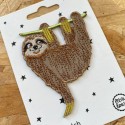 Bügelbild Aufnäher Patch Faultier