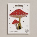 Bügelbild Aufnäher Patch Fliegenpilz