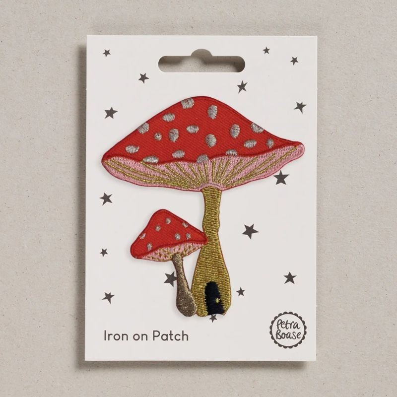 Bügelbild Aufnäher Patch Fliegenpilz