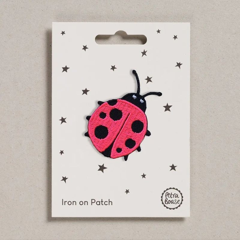 Bügelbild Aufnäher Patch Marienkäfer