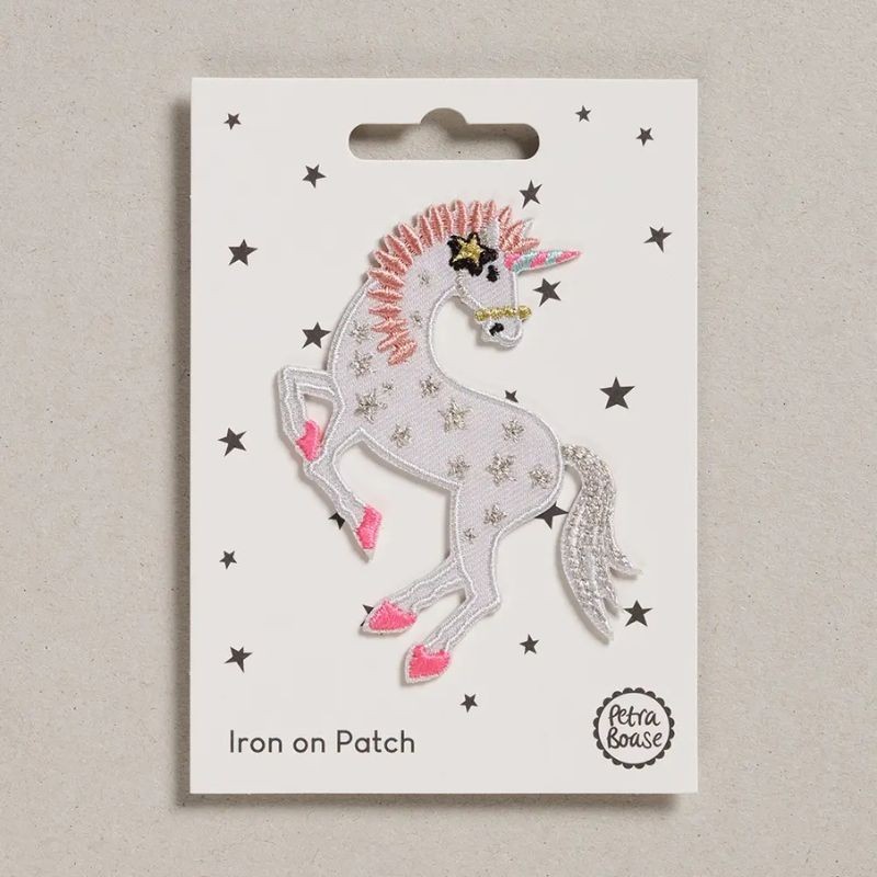 Bügelbild Aufnäher Patch Einhorn