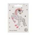 Bügelbild Aufnäher Patch Einhorn