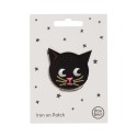 Bügelbild Aufnäher Patch Katzenkopf