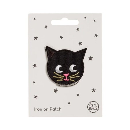 Bügelbild Aufnäher Patch Katzenkopf